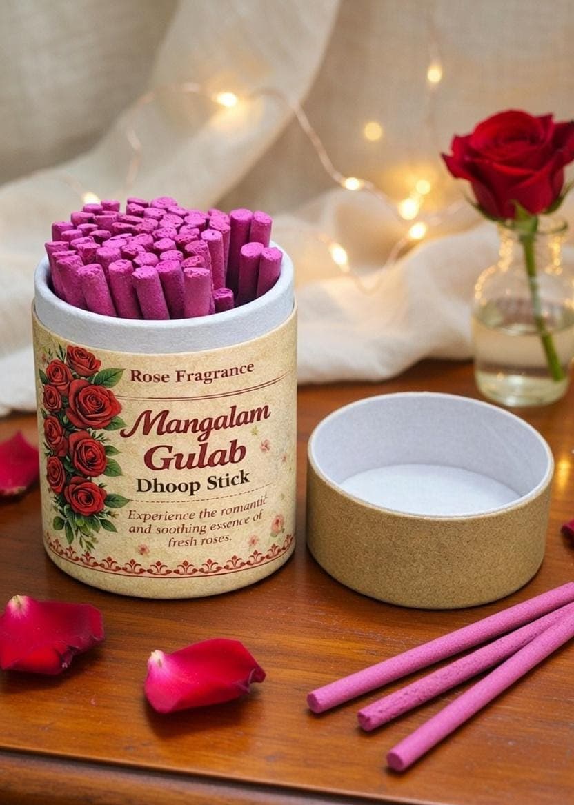 Mangalam Gulab Dhoop Sticks